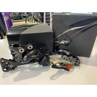 Deragliatore posteriore + anteriore Shimano XT M8000 SGS