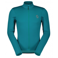 MAGLIA SCOTT GRAVEL WARM MERINO LS winter green